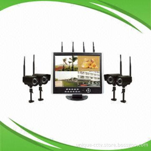 2.4GHz Digital Wireless 15-inch LCD DVR Security System, 4CH H.264